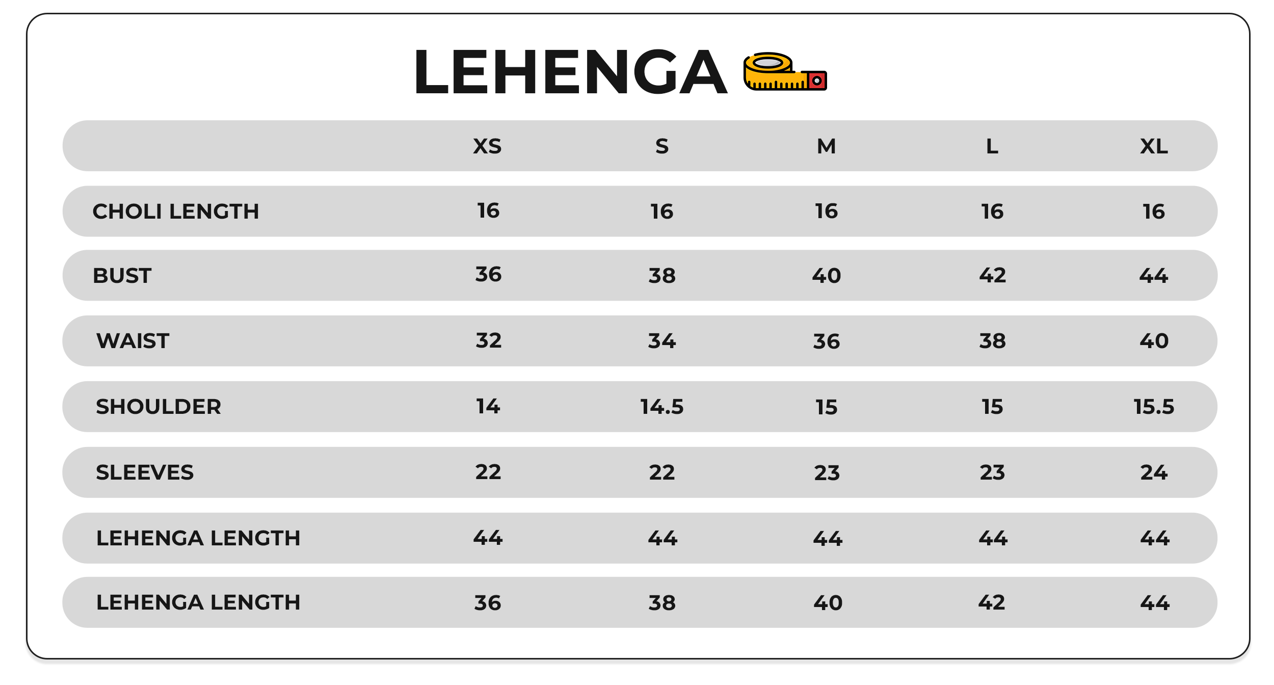 Size Chart Image