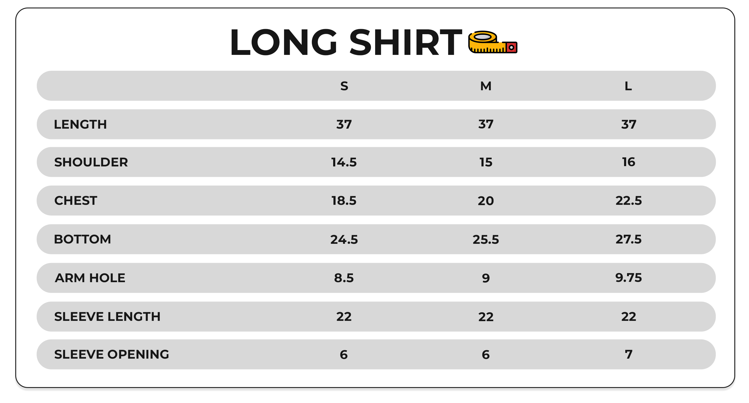 Size Chart Image