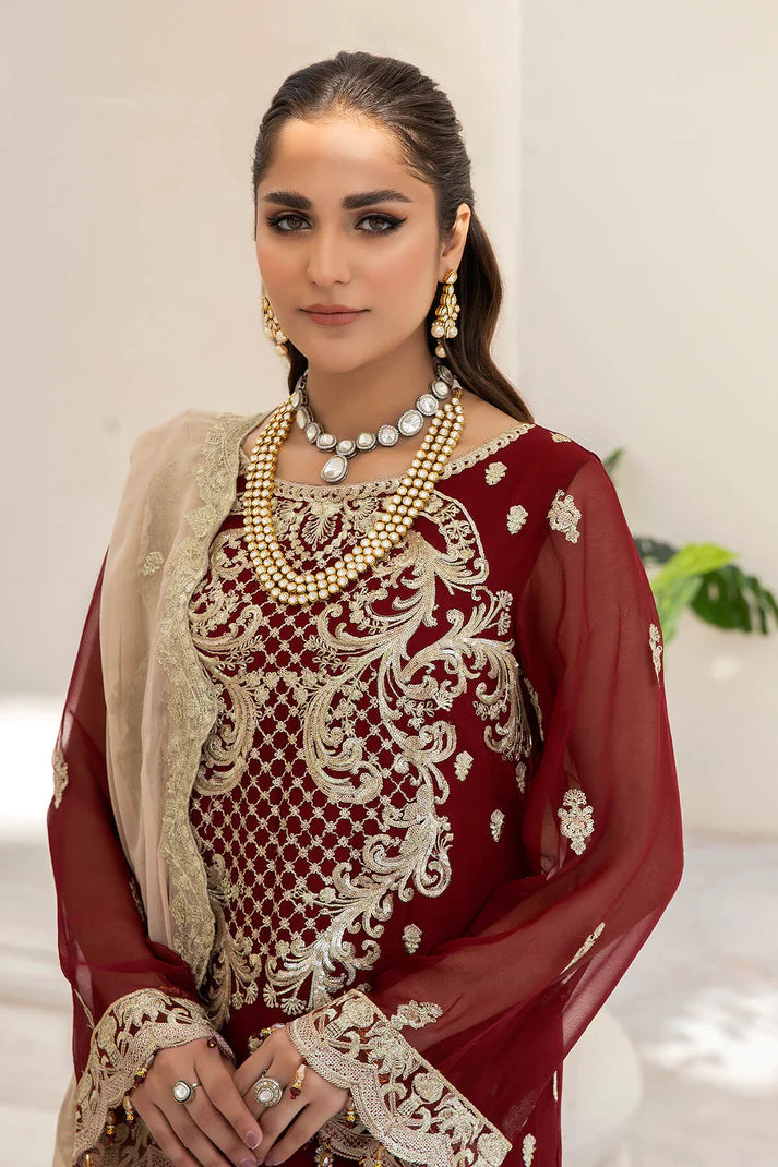 Festive Collection - Majestic Naqsh - Sienna - D#55