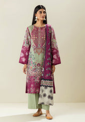 Lawn Collection - MOR Bagh - P/Emb - V03 - 3Pcs - U#34 - Apple Heritage