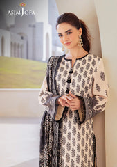 Lawn Collection - Asim Jofa - Monochrome - AM24#02
