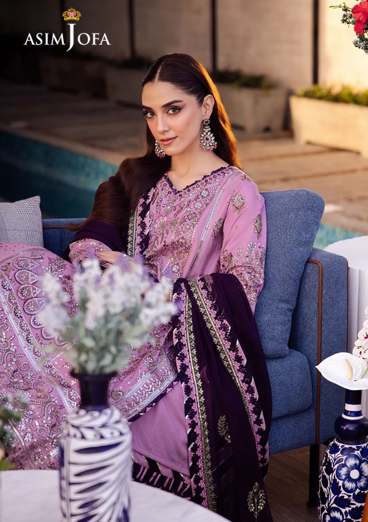 Lawn Collection - Asim Jofa - Uraan - AJUR#24-03