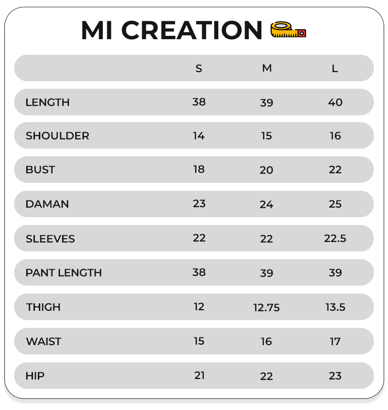 Size Chart Image