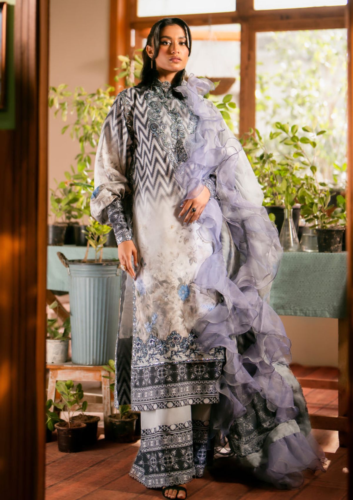 Lawn Collection - Maryum N Maria - Luxury 24 - MS#577 - Sara