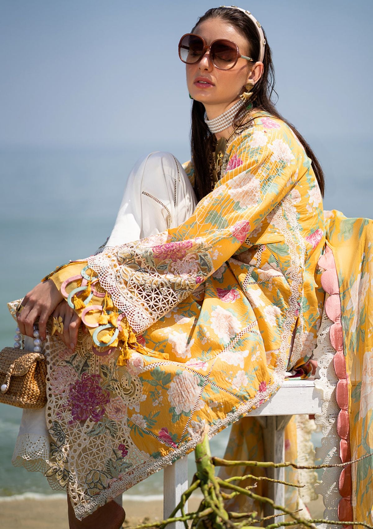 Lawn Collection - Alif - Signature - Luxury - ASL#07 - SUNLIT