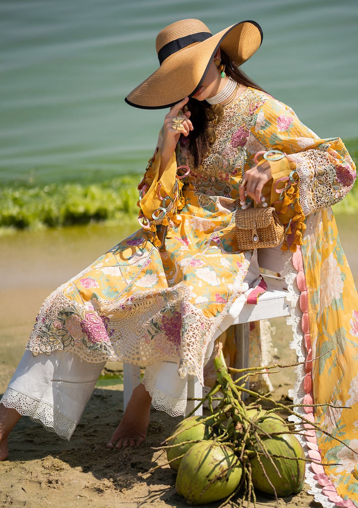 Lawn Collection - Alif - Signature - Luxury - ASL#07 - SUNLIT