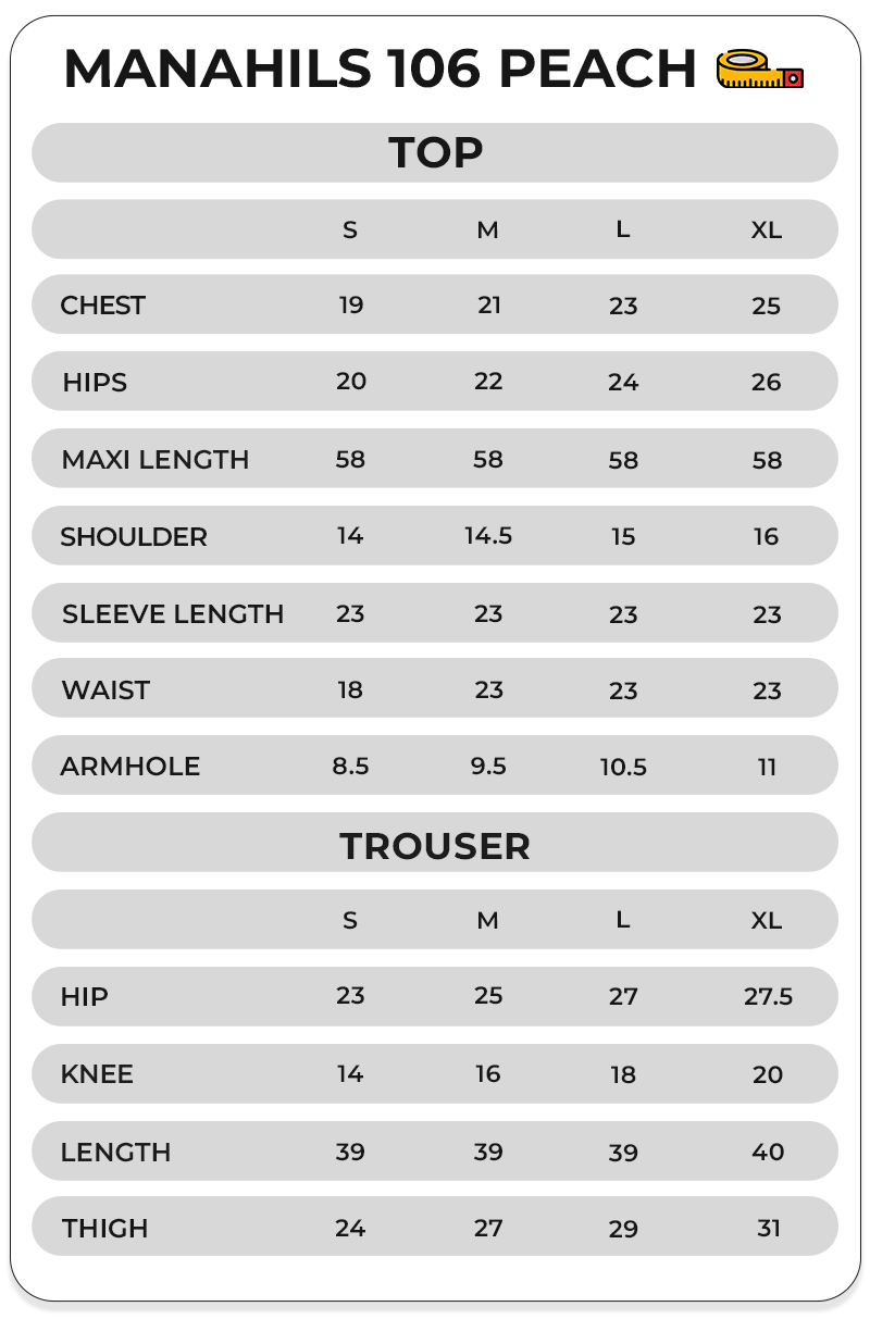 Size Chart Image