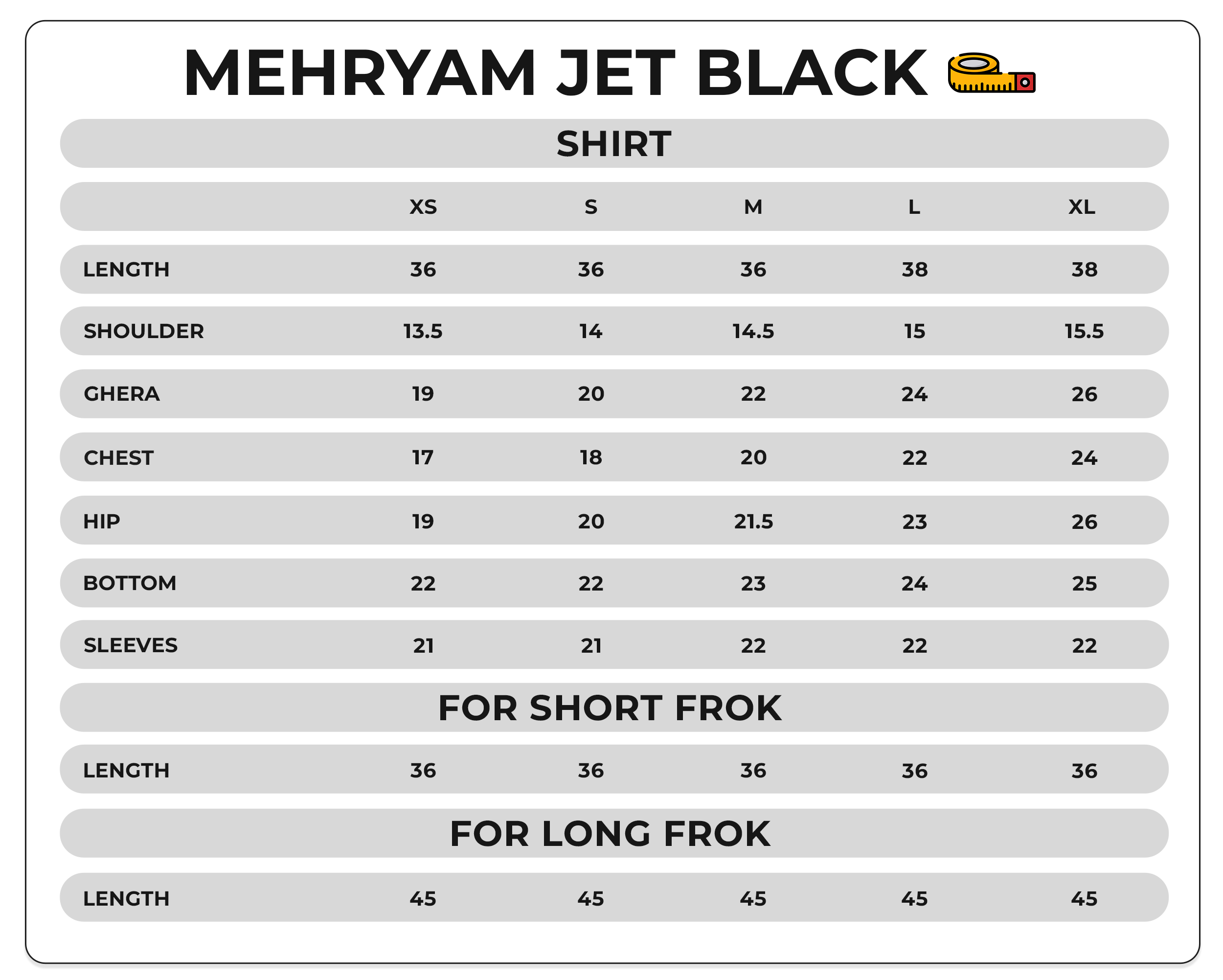 Size Chart Image