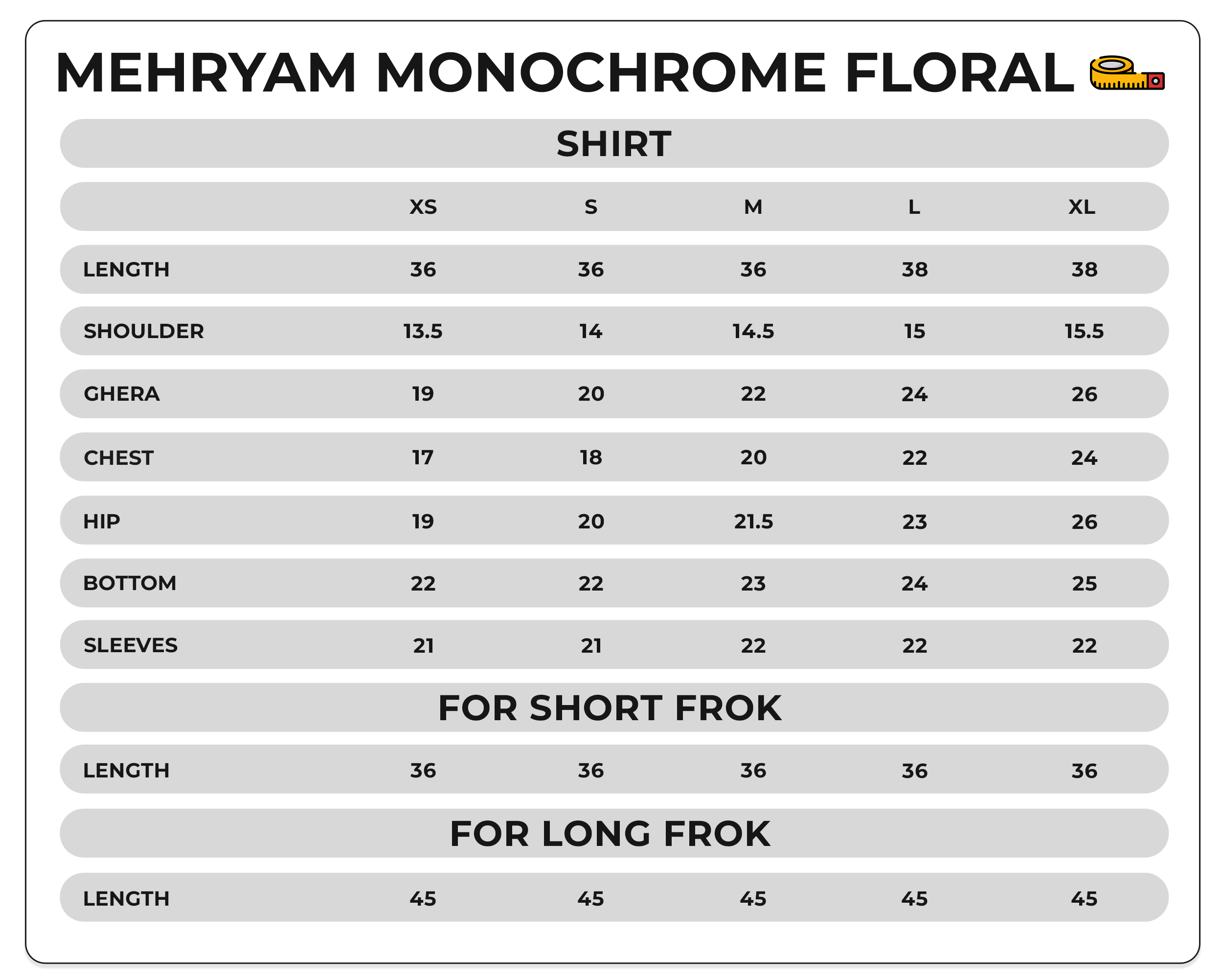 Size Chart Image