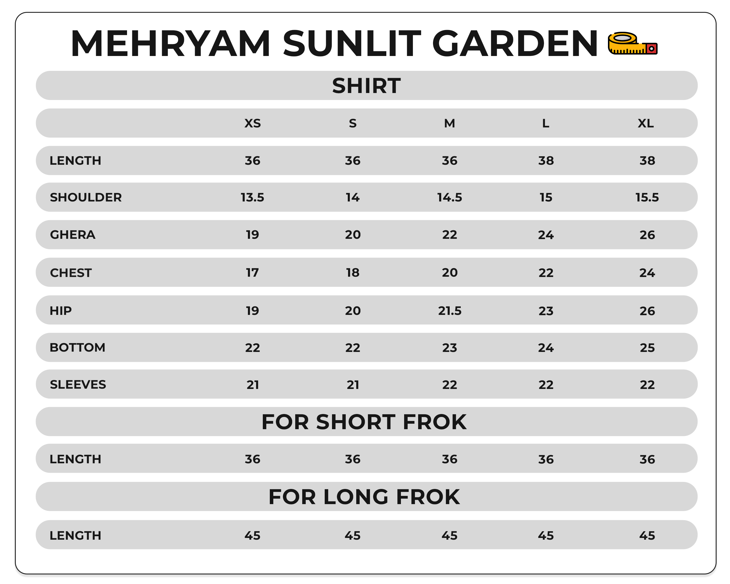 Size Chart Image