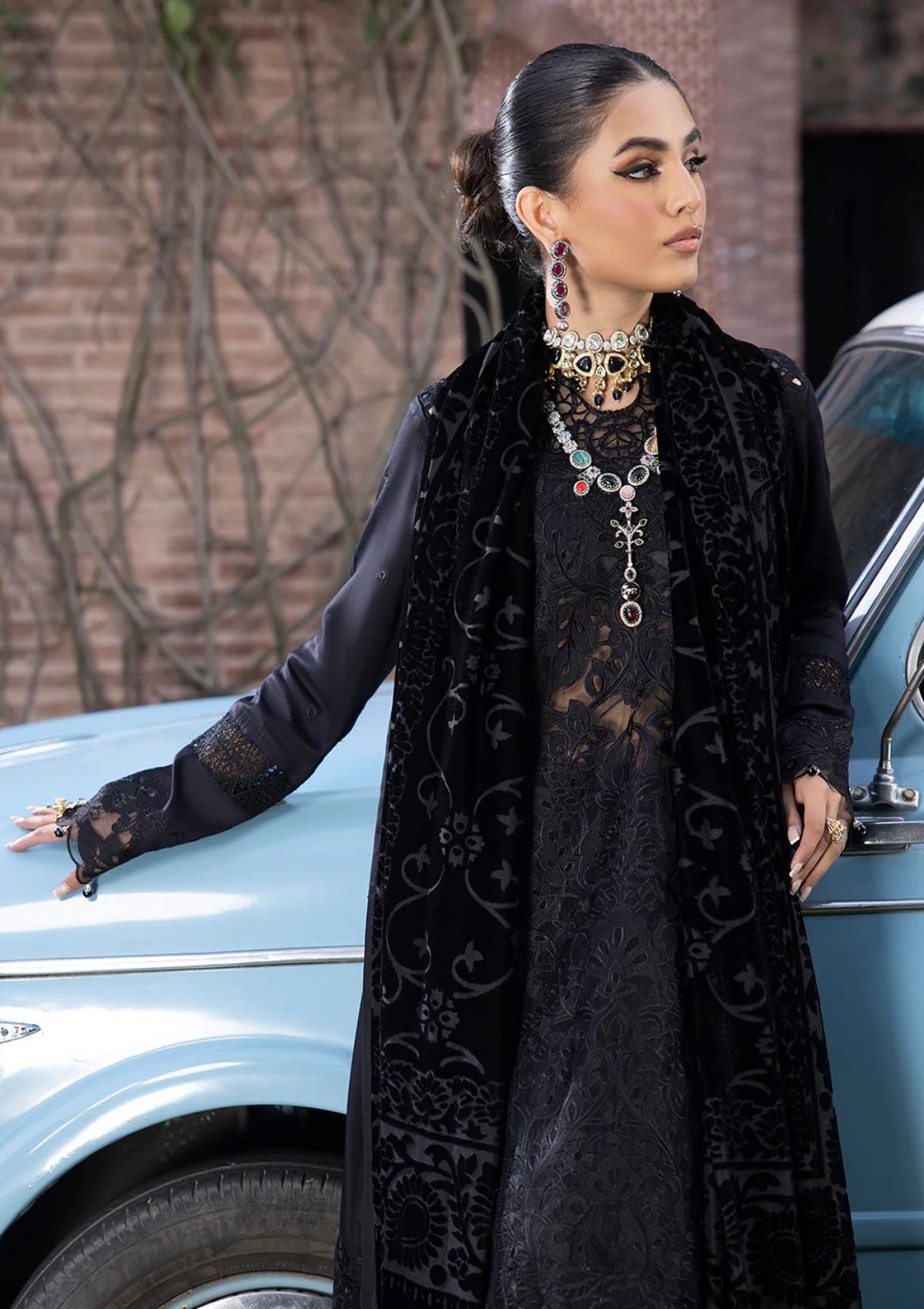 Winter Collection - Mahnur - Mahrukh - D#4B - MIDNIGHT ELEGANCE