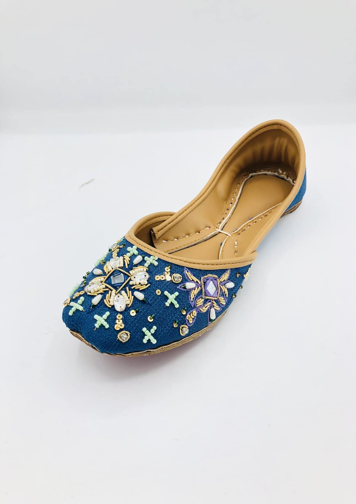 Footwear Collection - Chamak - Mirror Blue - D#035