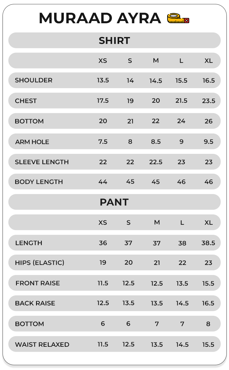 Size Chart Image