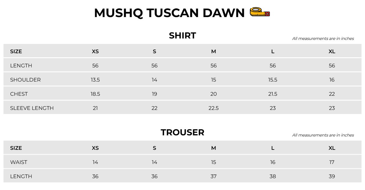 Size Chart Image