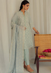 Lawn Collection - Cross Stitch - Chikankari - D#1 | Blue Ivy