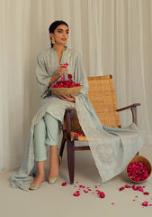 Lawn Collection - Cross Stitch - Chikankari - D#1 | Blue Ivy