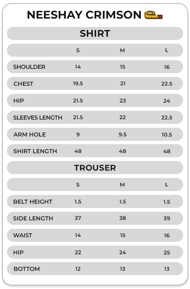 Size Chart Image