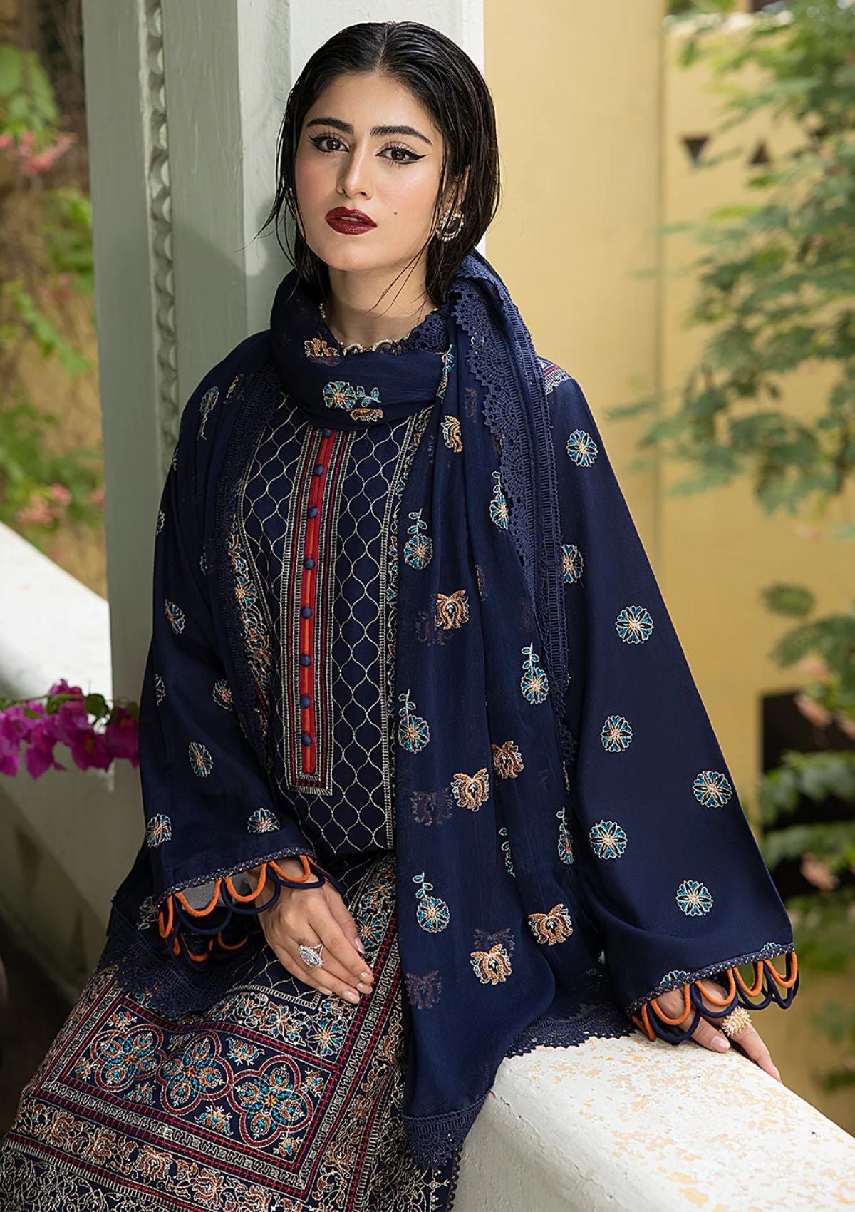 Winter Collection - Mahnur - Afsaneh - Karandi - D#02 - NOOR