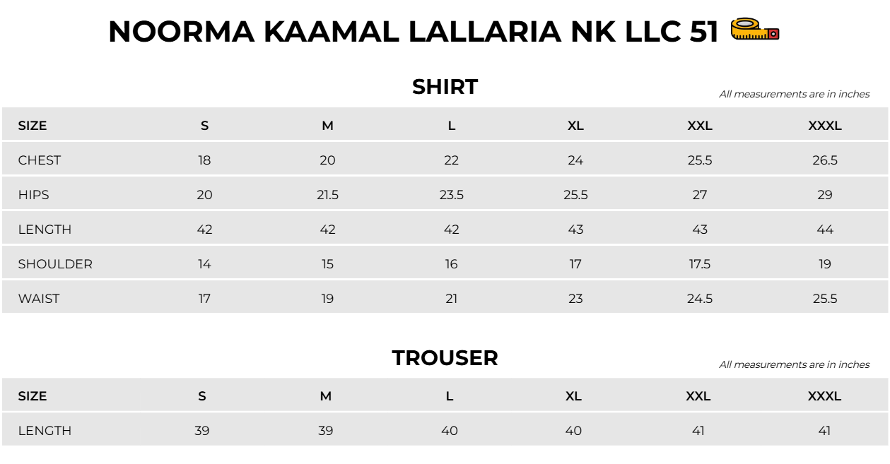 Size Chart Image