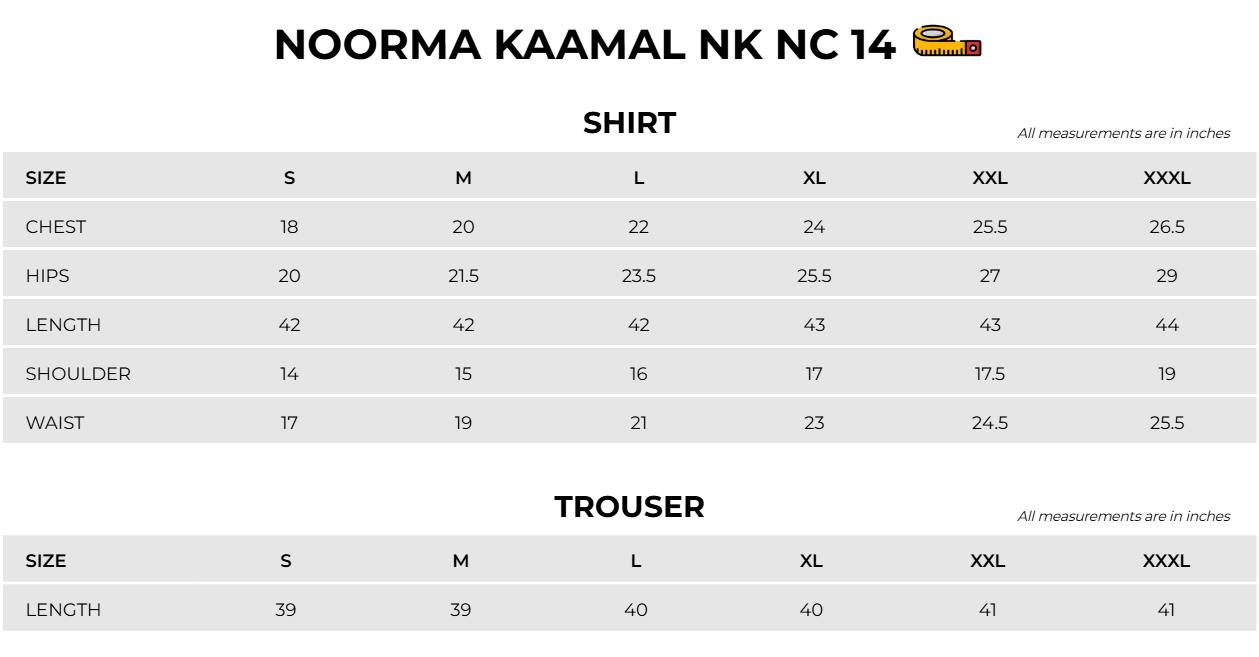 Size Chart Image