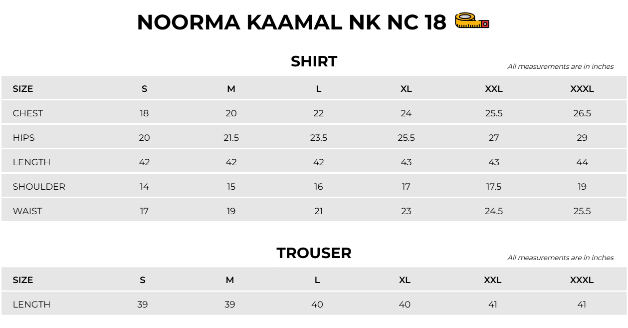 Size Chart Image