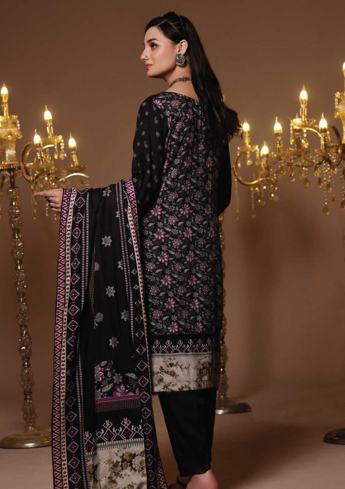 Winter Collection - Dressline - Nashwa - DN24#851 - Black