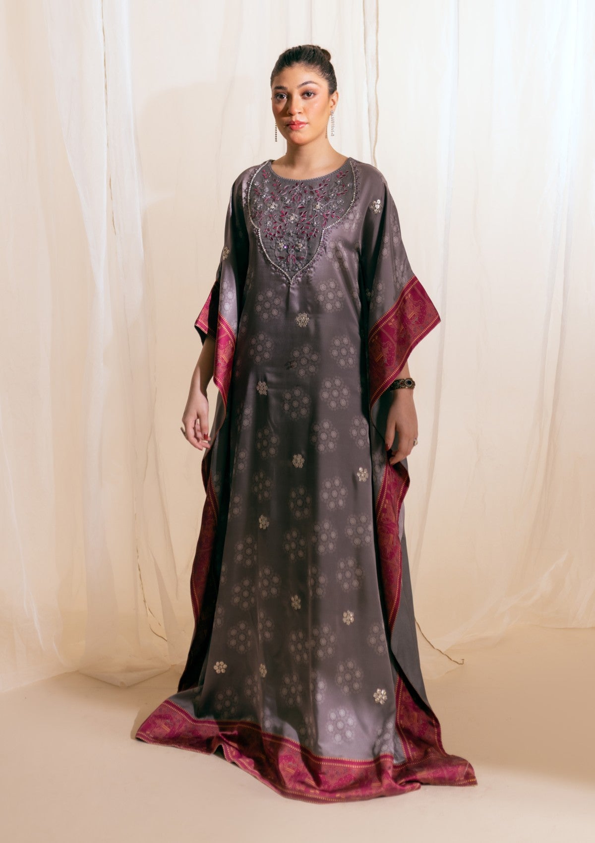 Stitched Collection - Fozia Khalid - Kaftaan - Moonlit Kaftaan