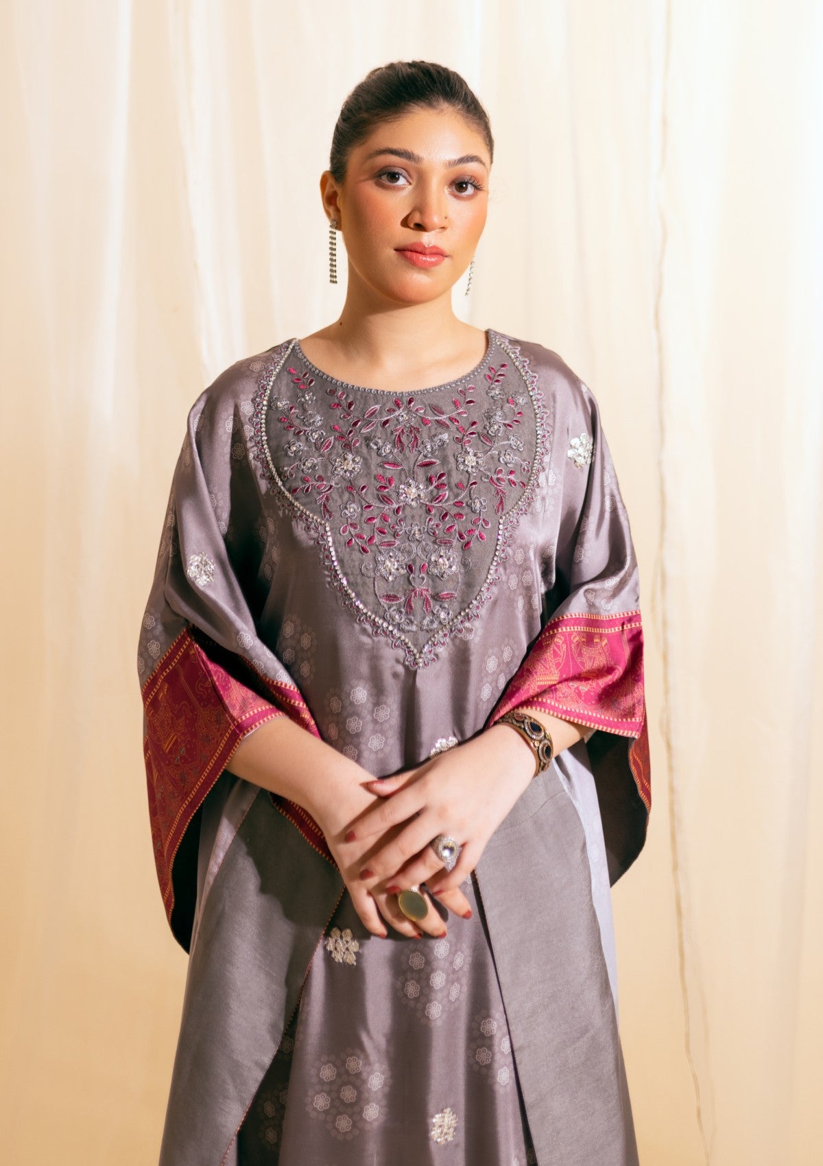 Stitched Collection - Fozia Khalid - Kaftaan - Moonlit Kaftaan