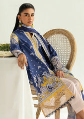 Lawn - Qalamkar - Q Prints 25 - PQ#02 A - Hina