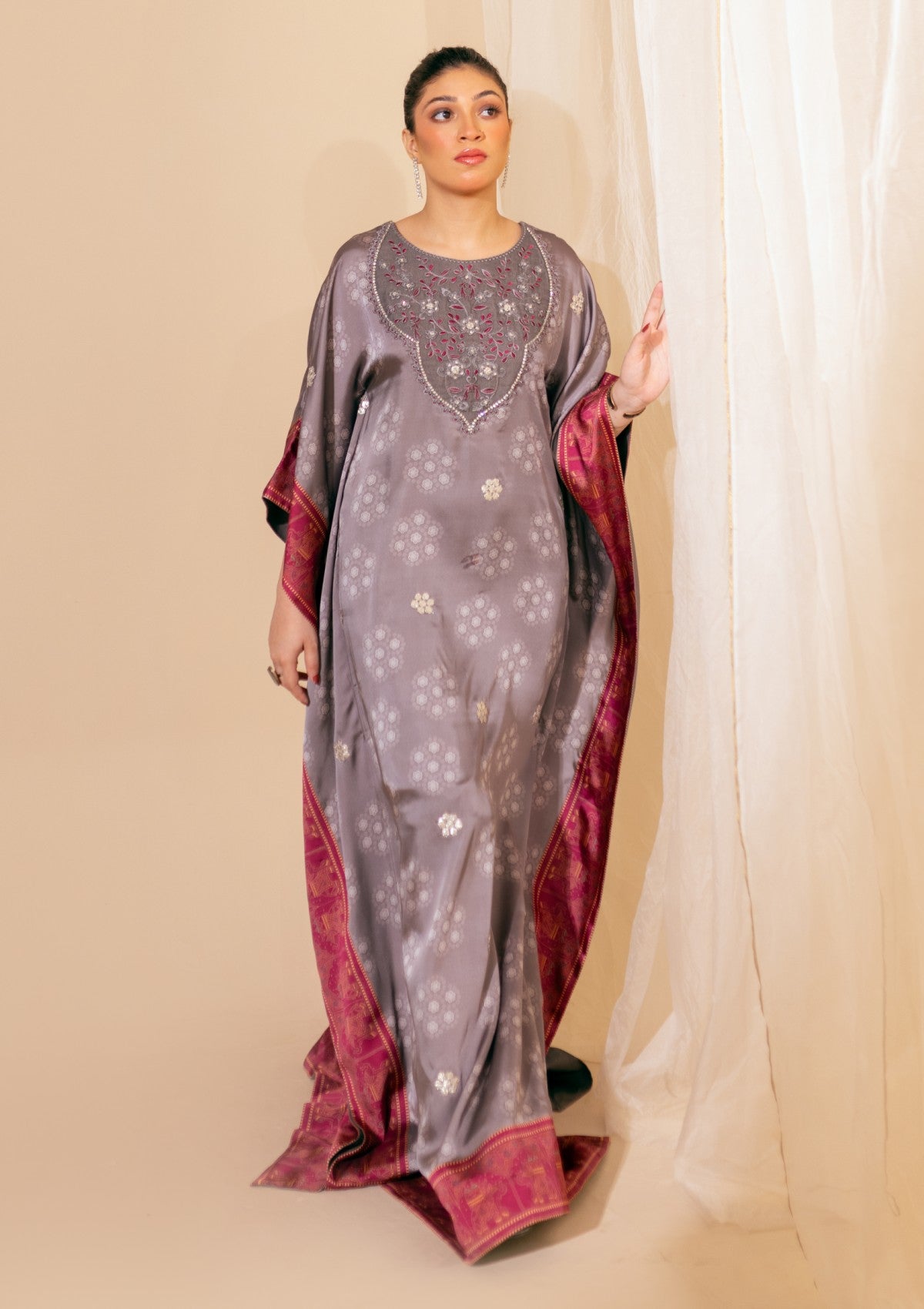 Stitched Collection - Fozia Khalid - Kaftaan - Moonlit Kaftaan