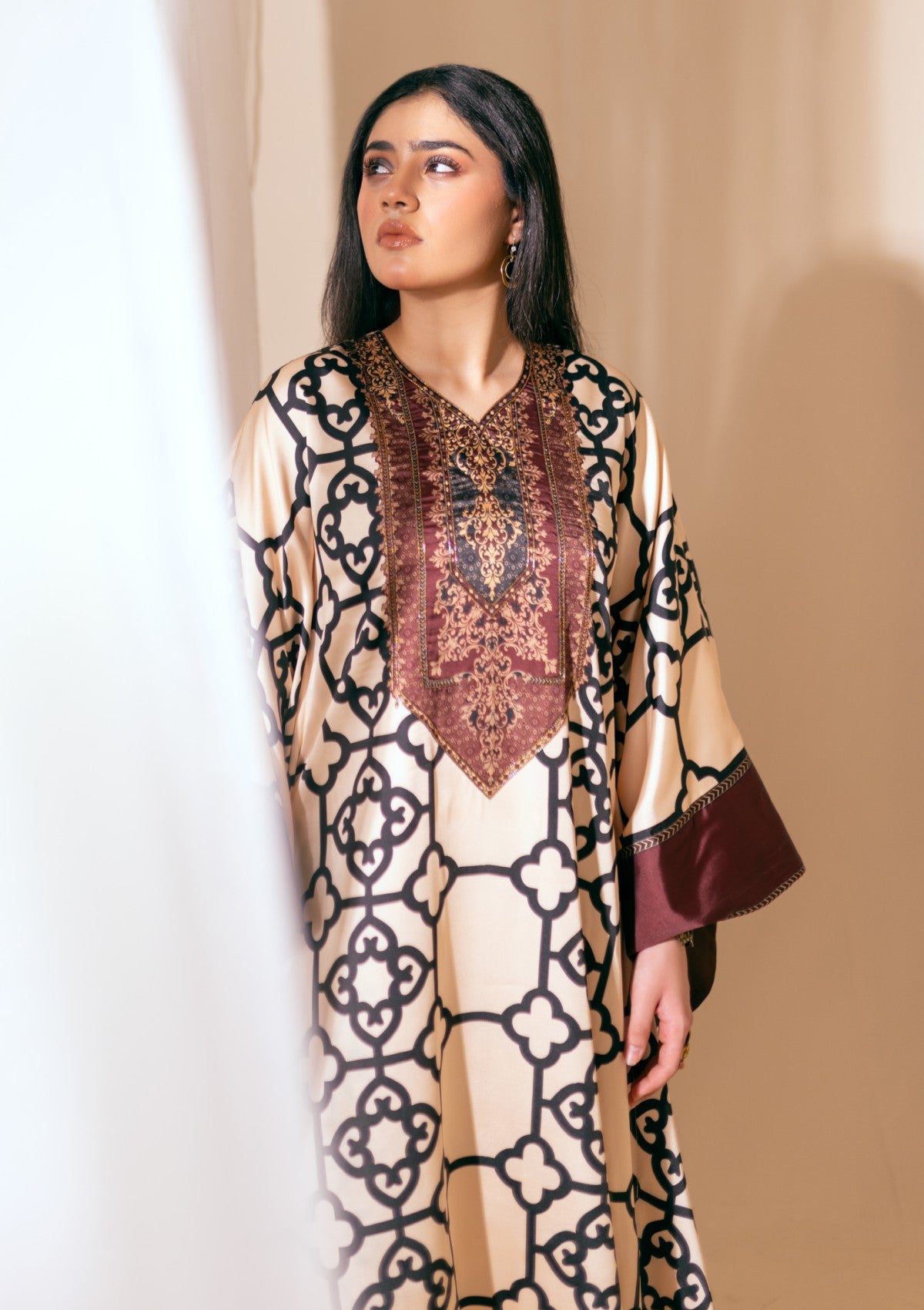 Stitched Collection - Fozia Khalid - Kaftaan - Ember Essence