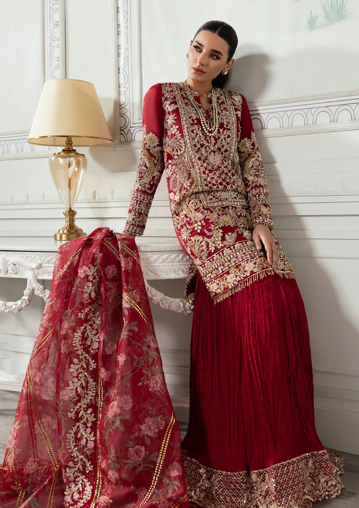 Formal Collection - Crimson - Crimson x Saira Shakira - Wedding 24 - Artisan Story