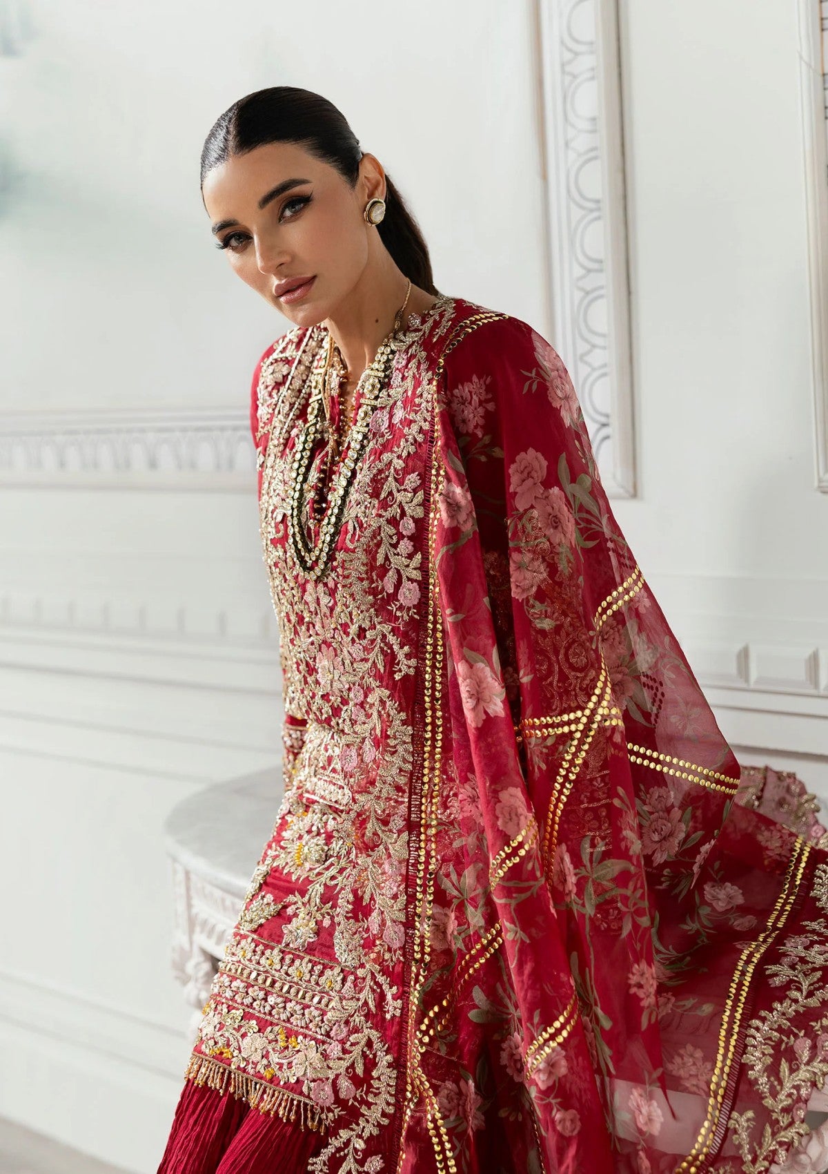 Formal Collection - Crimson - Crimson x Saira Shakira - Wedding 24 - Artisan Story