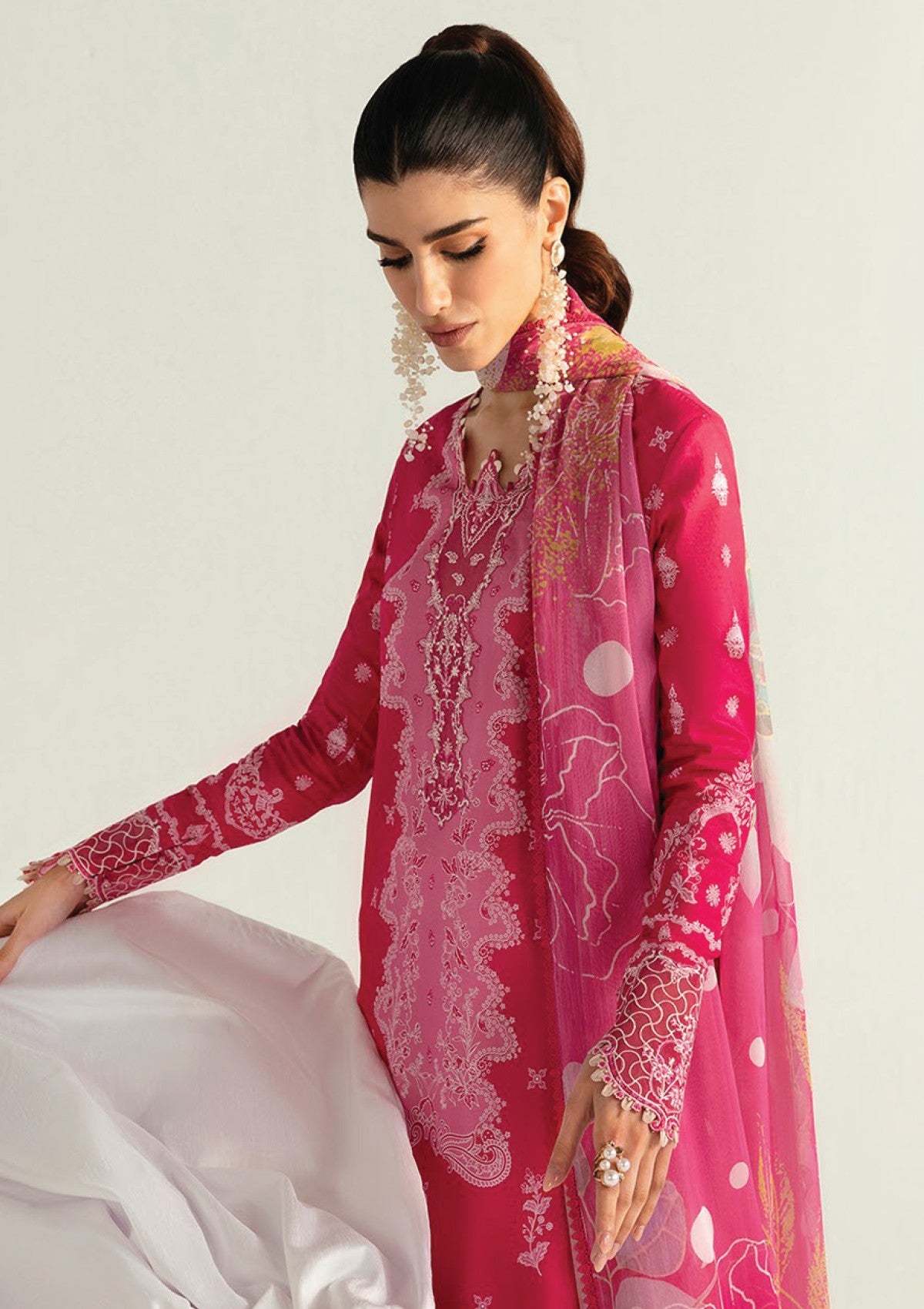 Lawn - Qalamkar - Q Prints 25 - PQ#06 B - Veda