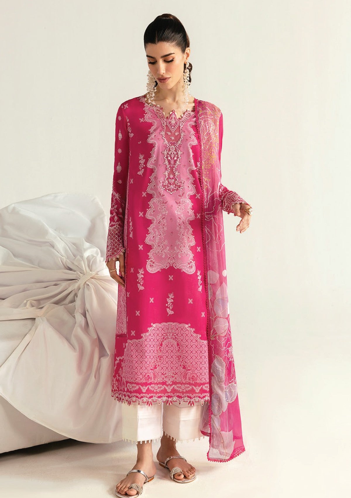 Lawn - Qalamkar - Q Prints 25 - PQ#06 B - Veda