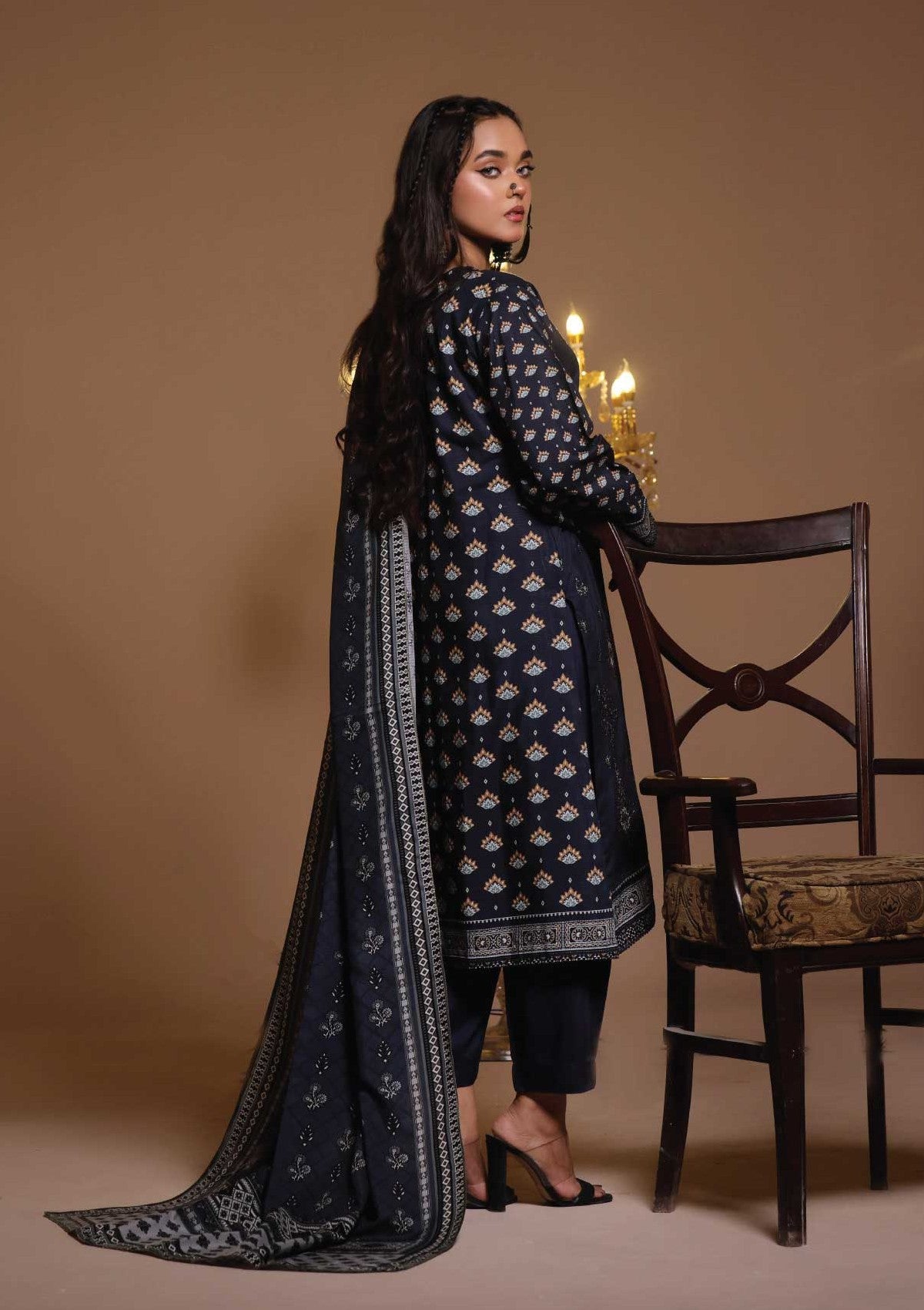 Winter Collection - Dressline - Nashwa - DN24#851 - Blue