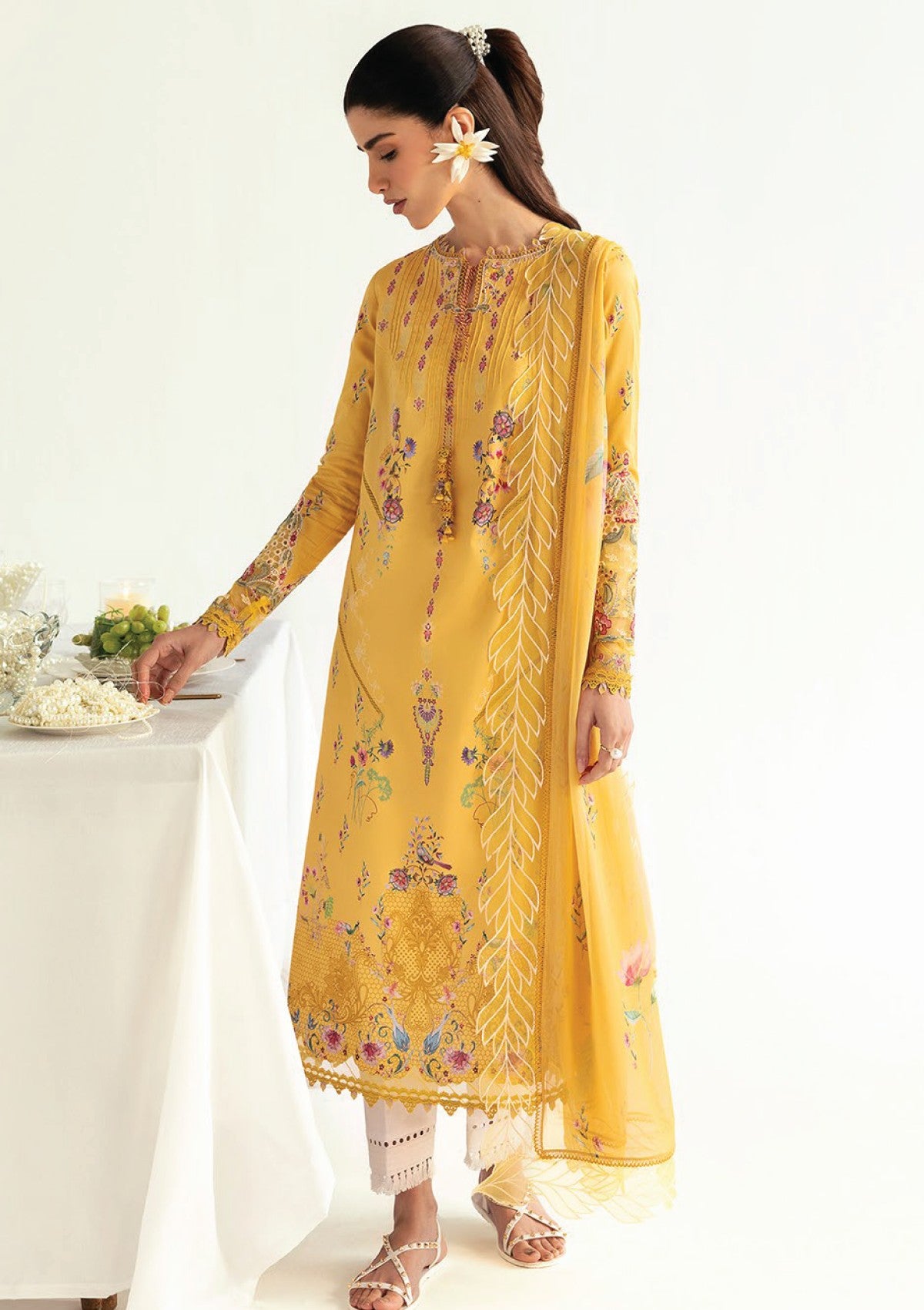 Lawn - Qalamkar - Q Prints 25 - PQ#03 B - Mehr