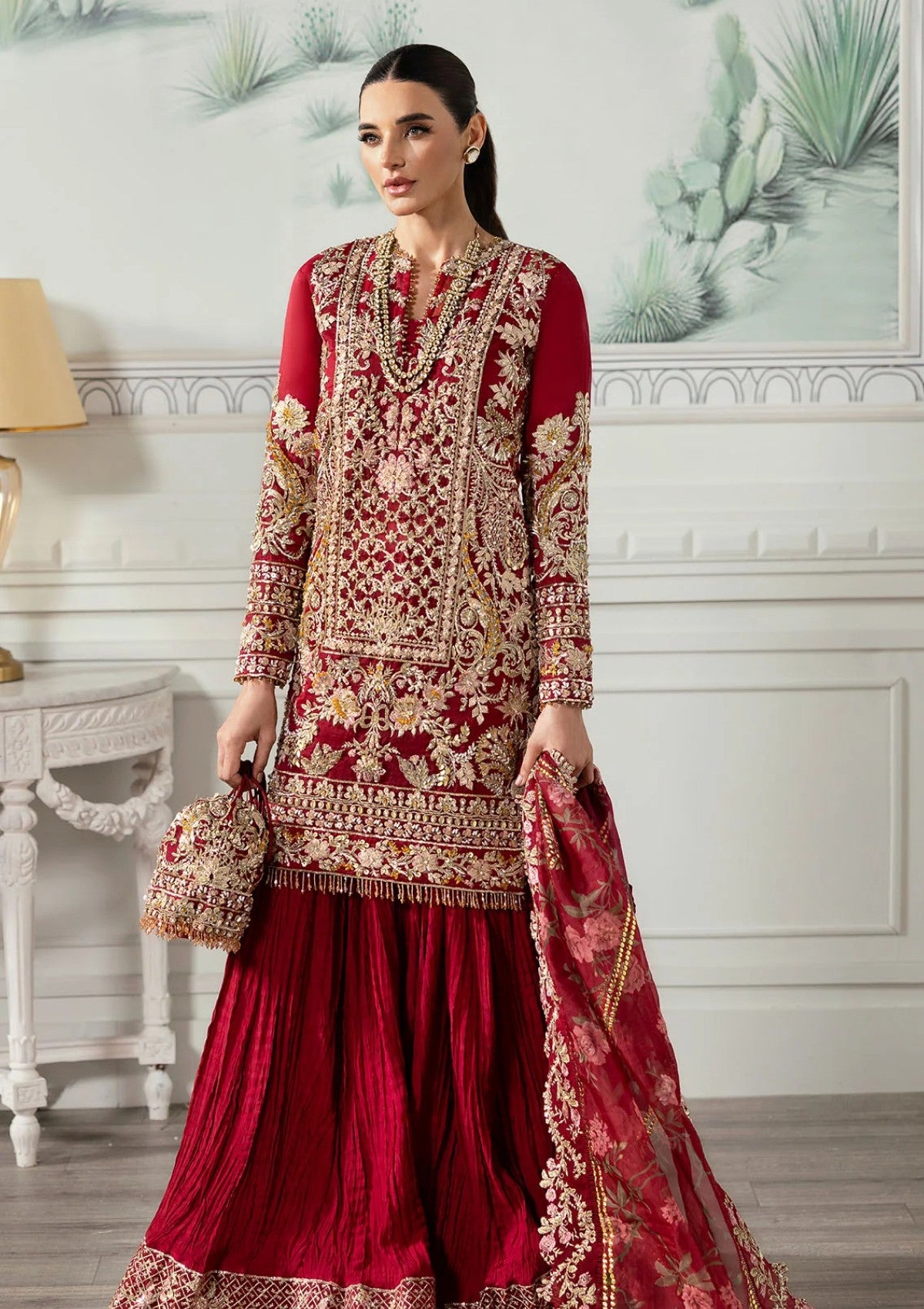 Formal Collection - Crimson - Crimson x Saira Shakira - Wedding 24 - Artisan Story