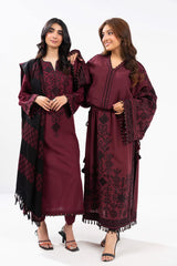 Winter Collection - Al Karam - Unstitched 24 - FW-28-24-MAROON