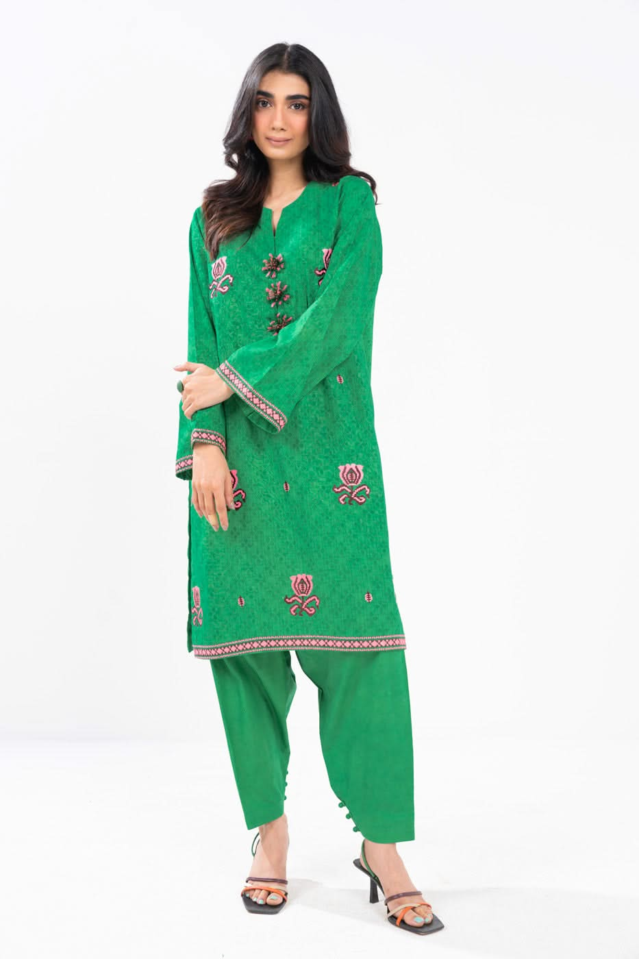 Winter Collection - Al Karam - Unstitched 24 - FW-57-24-GREEN