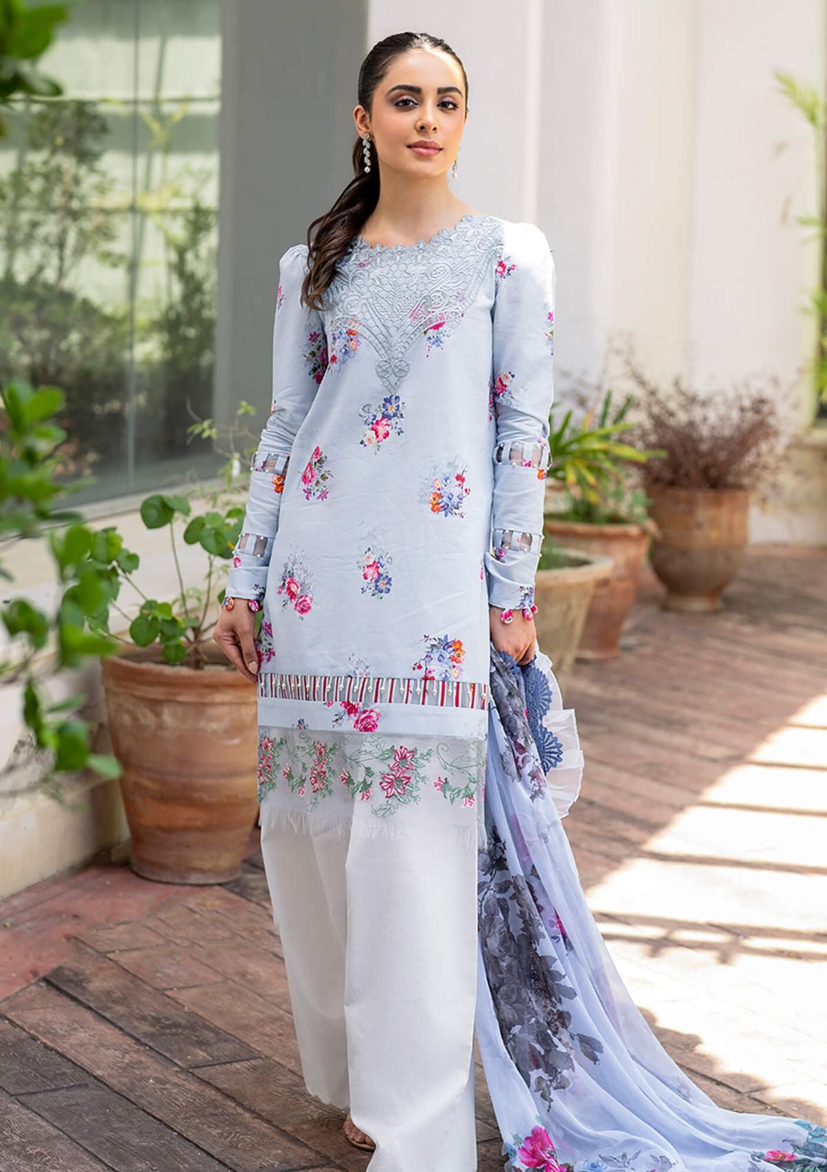 Lawn Collection - Asifa & Nabeel - Meraki Summer Vol 2 - AM24#03 - Pankh