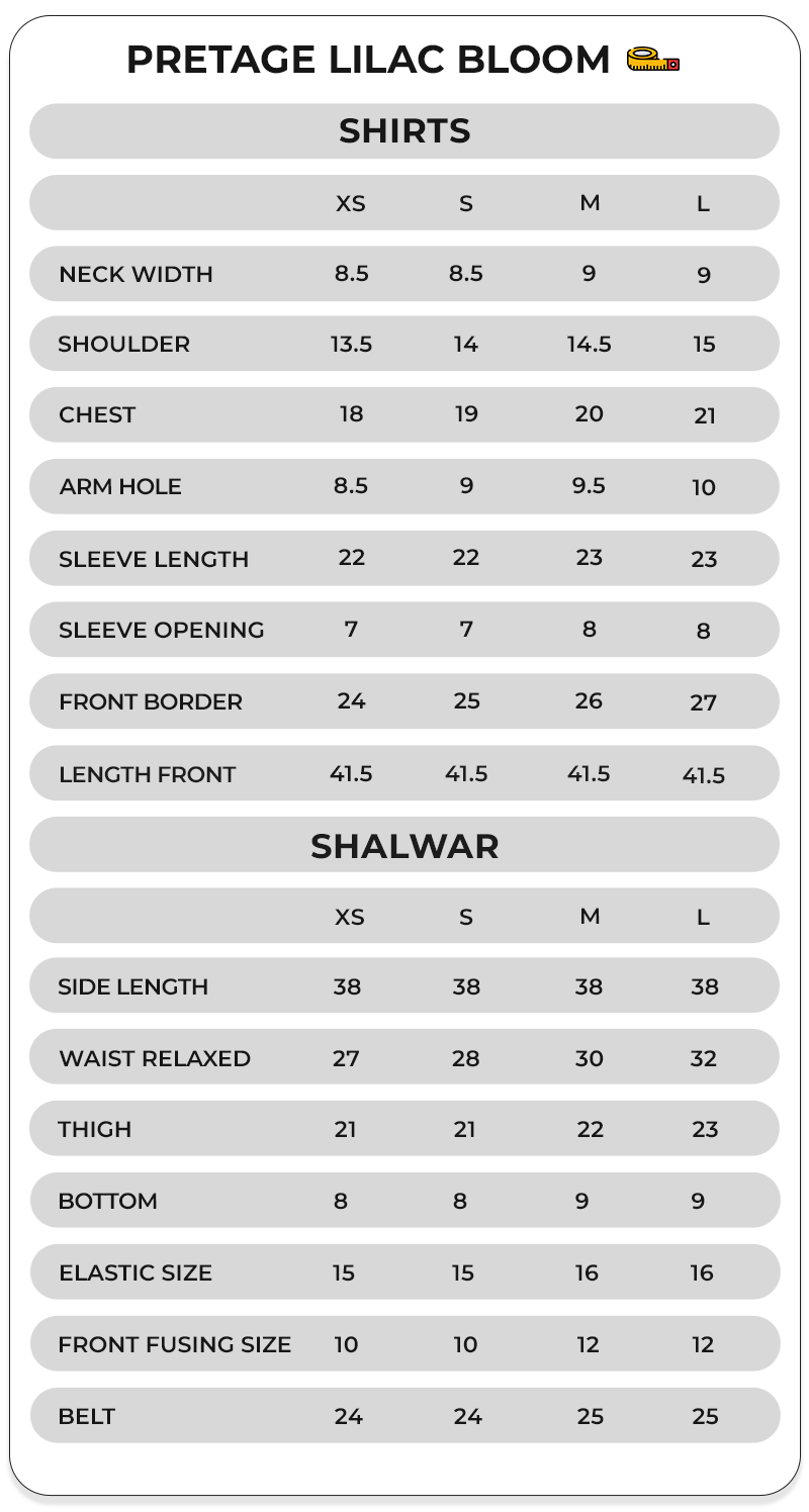 Size Chart Image