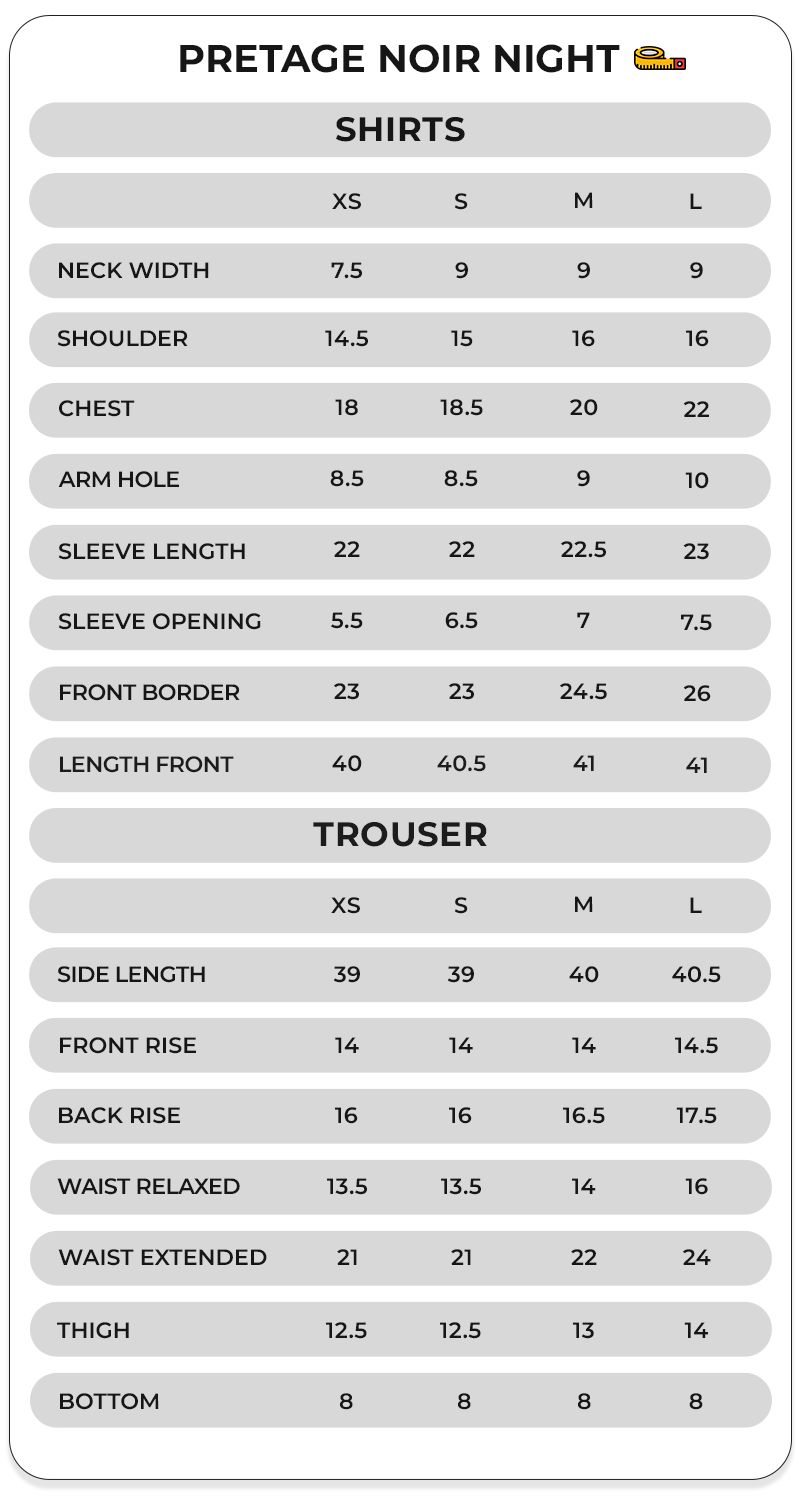 Size Chart Image