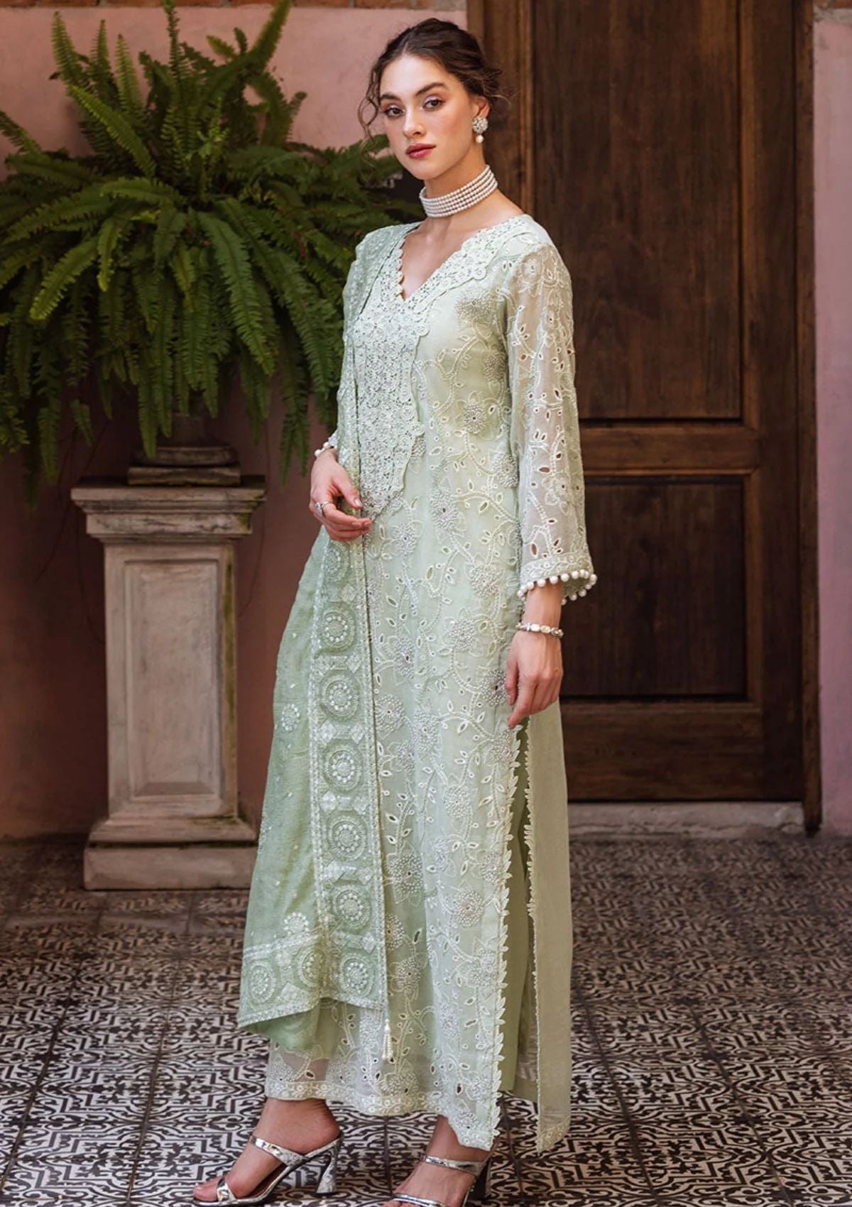 Pret Collection - Mushq - Saughaat Chikankari - DHARA