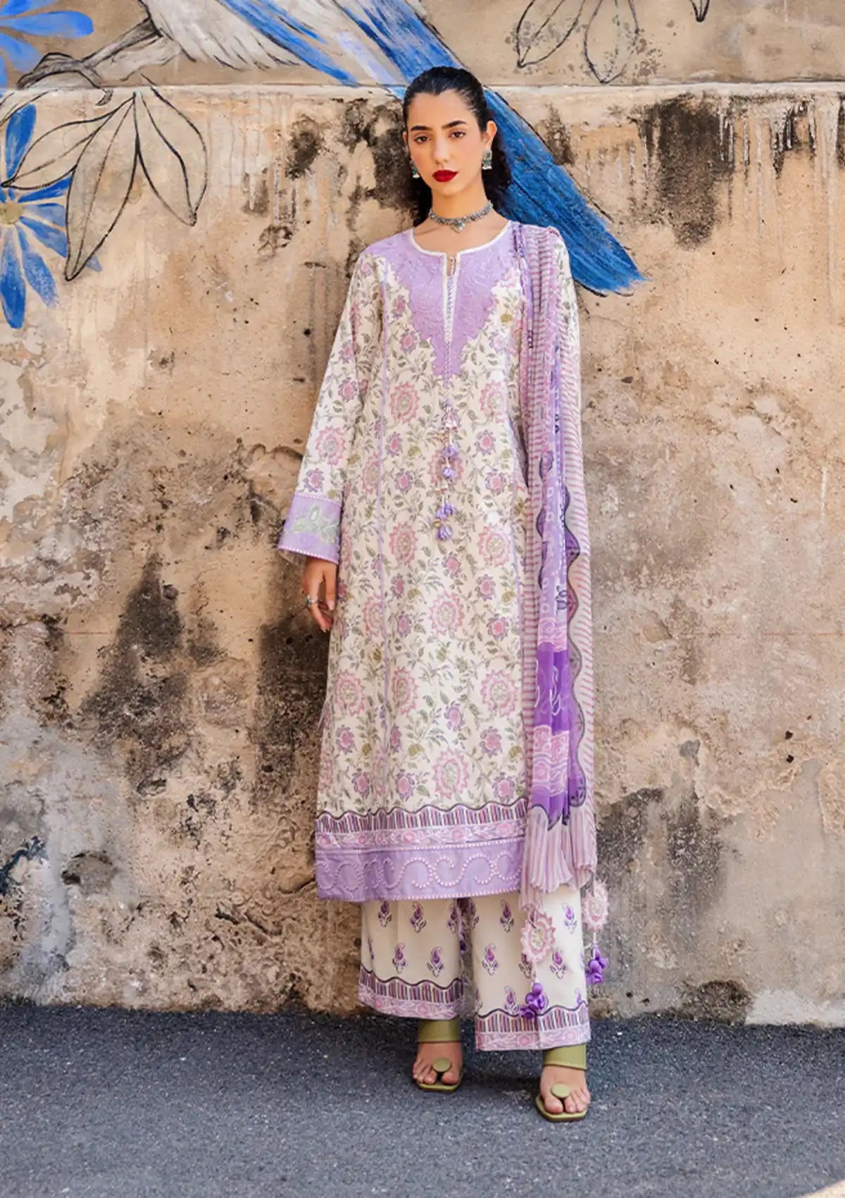 Lawn Collection - Roheenaz - Taneez - RT24#02 - B - Kiana