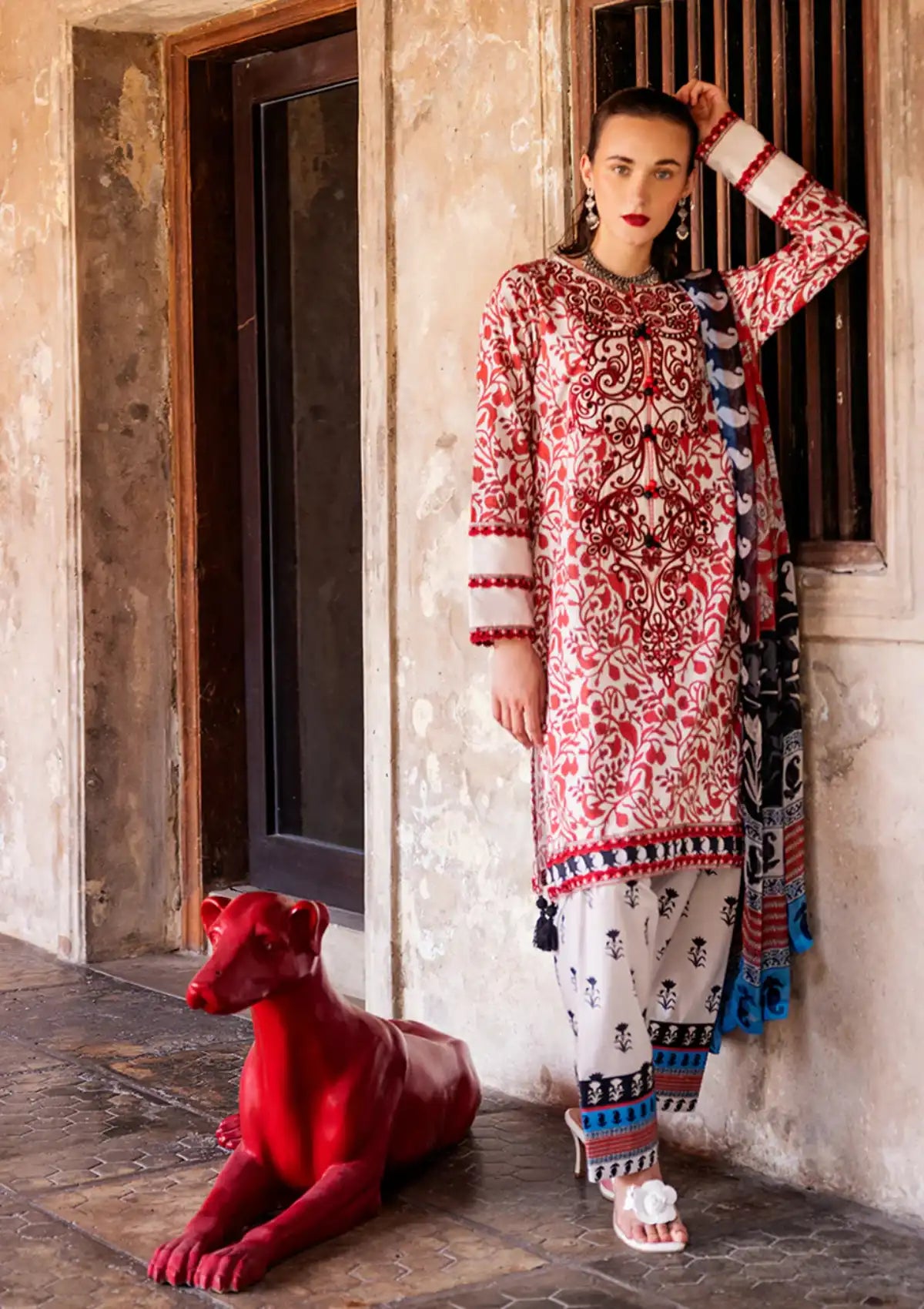 Lawn Collection - Roheenaz - Taneez - RT24#04 - A - Kimia