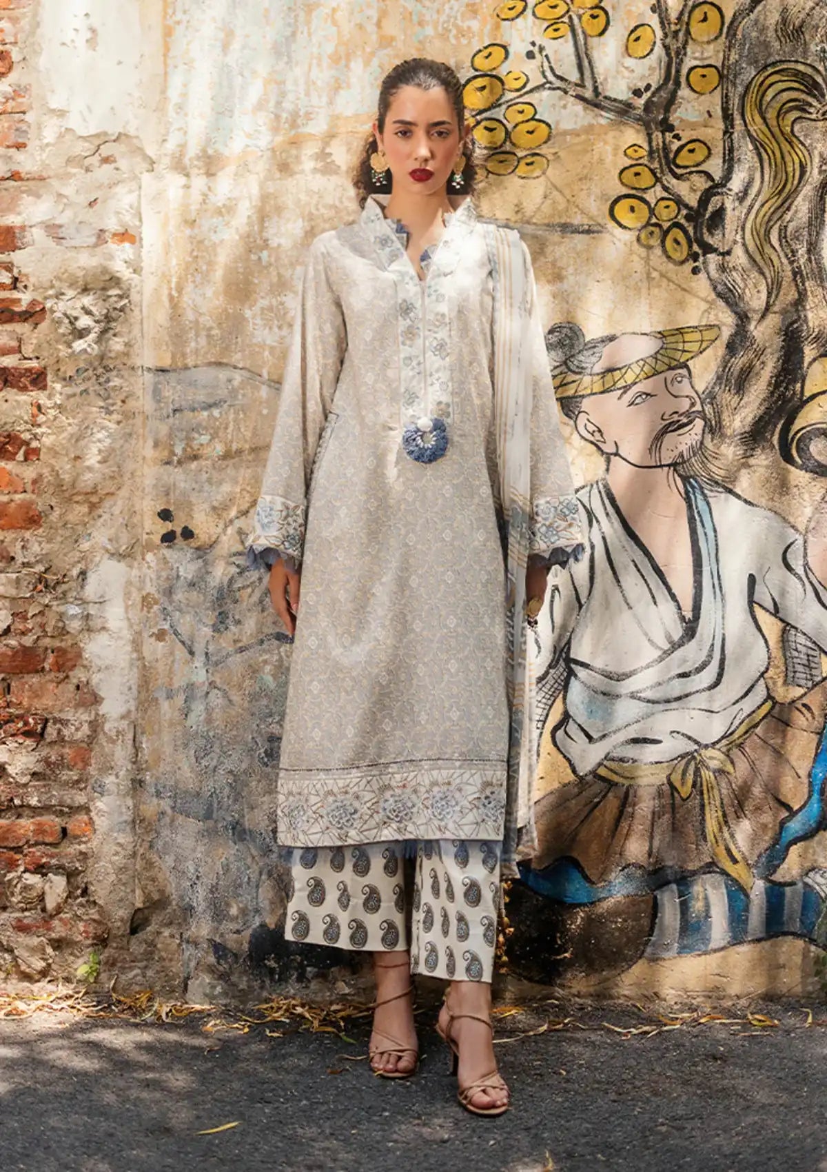 Lawn Collection - Roheenaz - Taneez - RT24#06 - A - Mahsa