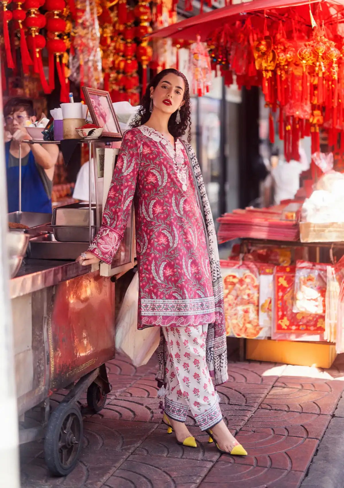 Lawn Collection - Roheenaz - Taneez - RT24#08 - B - Leyli