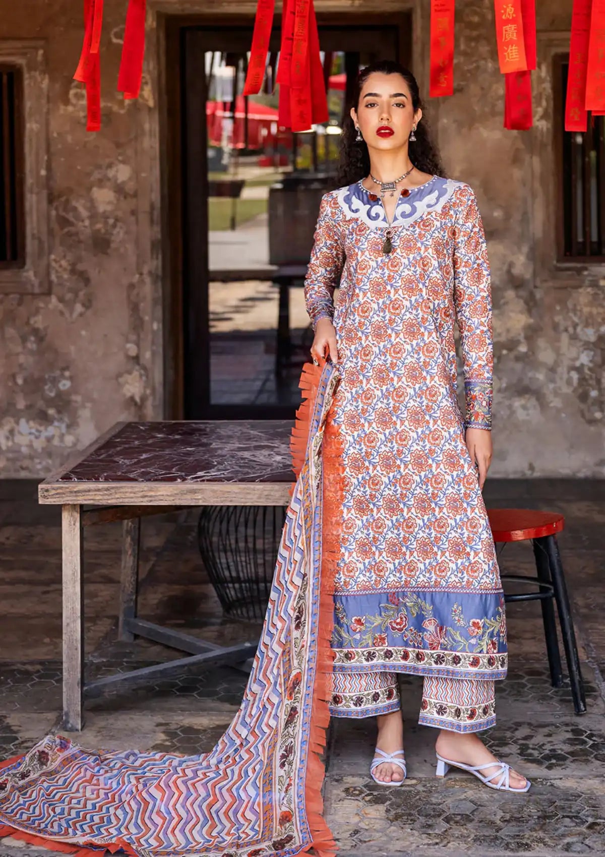 Lawn Collection - Roheenaz - Taneez - RT24#09 - A - Neda