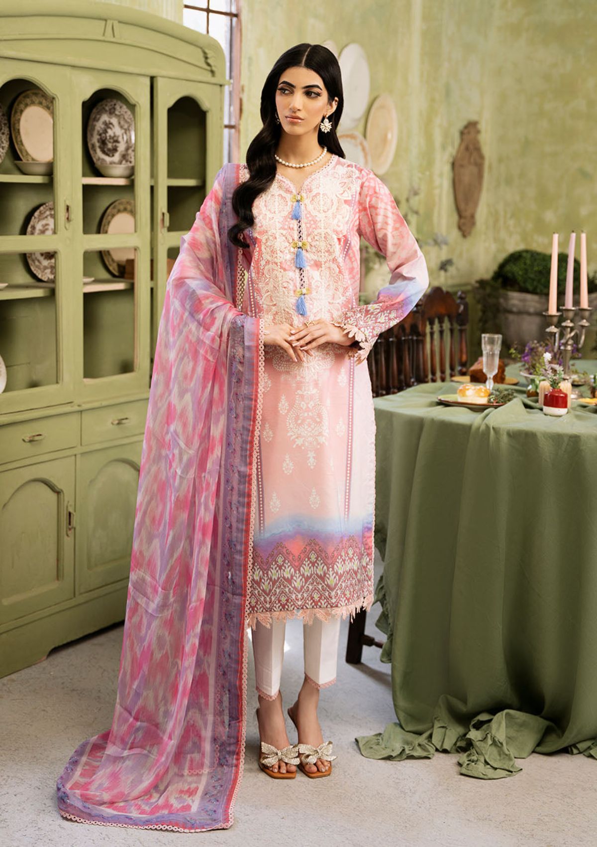 Lawn Collection - Roheenaz - Flora - Printed - RNP#1A - Amara